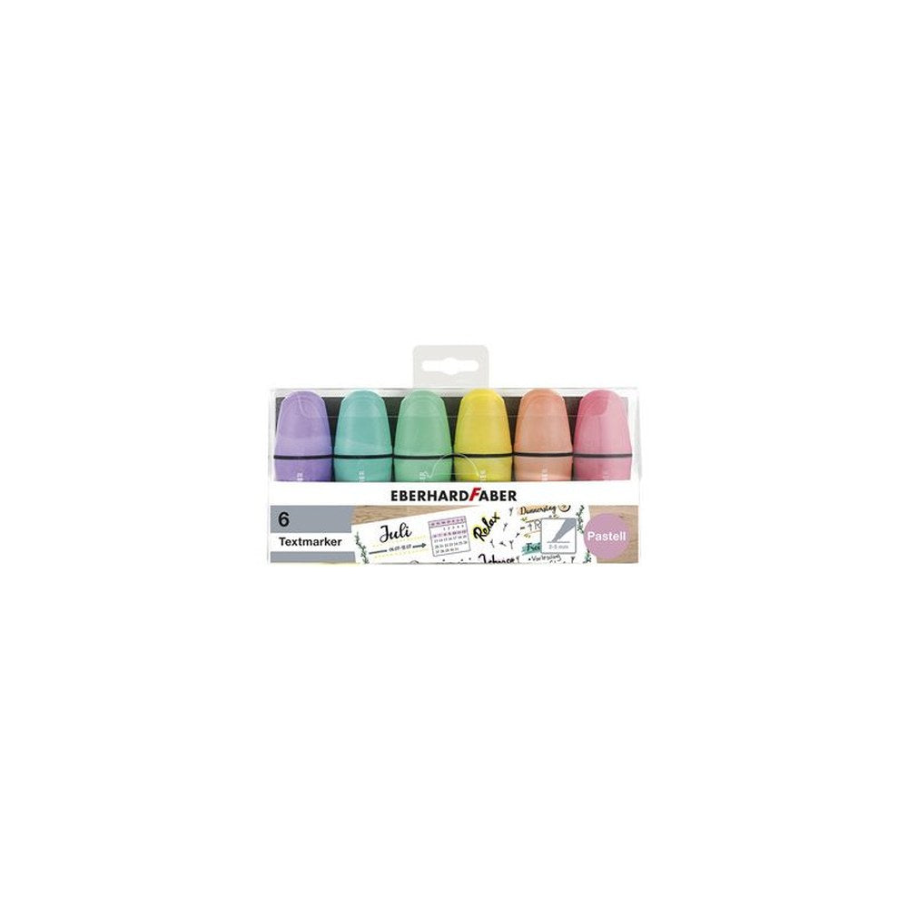 EBERHARD FABER Surligneur Mini Pastel, étui de 6