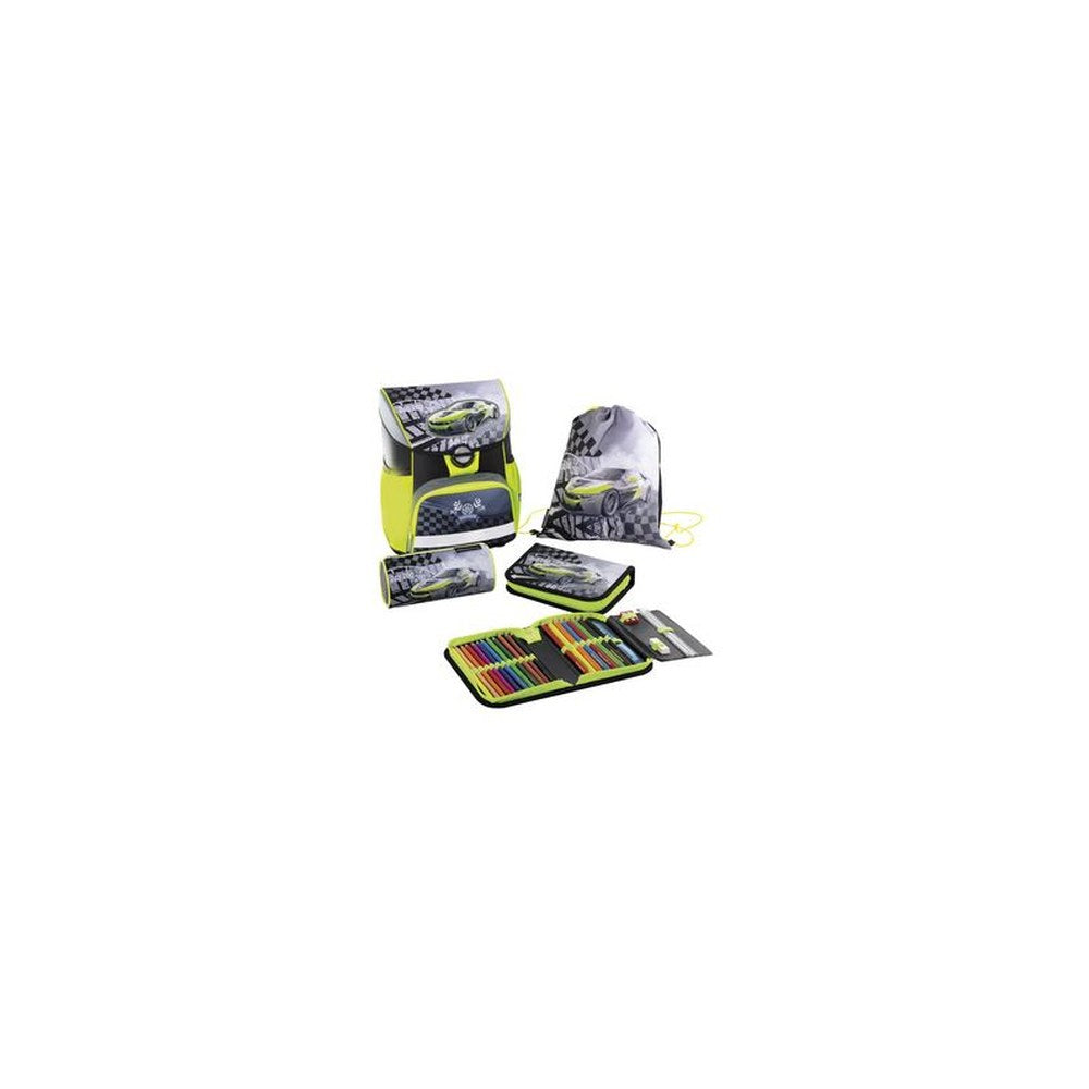 EBERHARD FABER Kit cartable EFAlino Race Car, 4 pièces