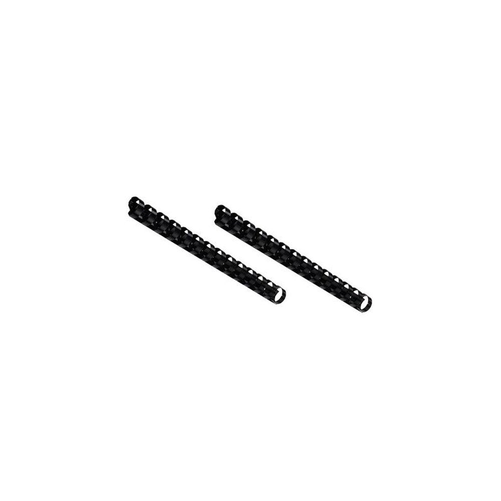 GBC Peigne à relier en plastique, A5, 14 boucles, 8mm, noir