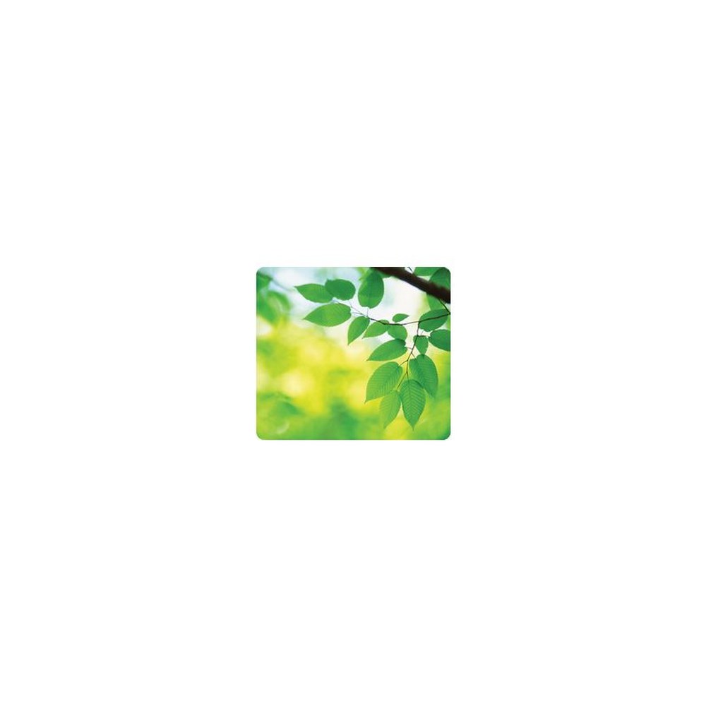 Fellowes tapis souris recyclé, motif:feuilles, rectangulaire