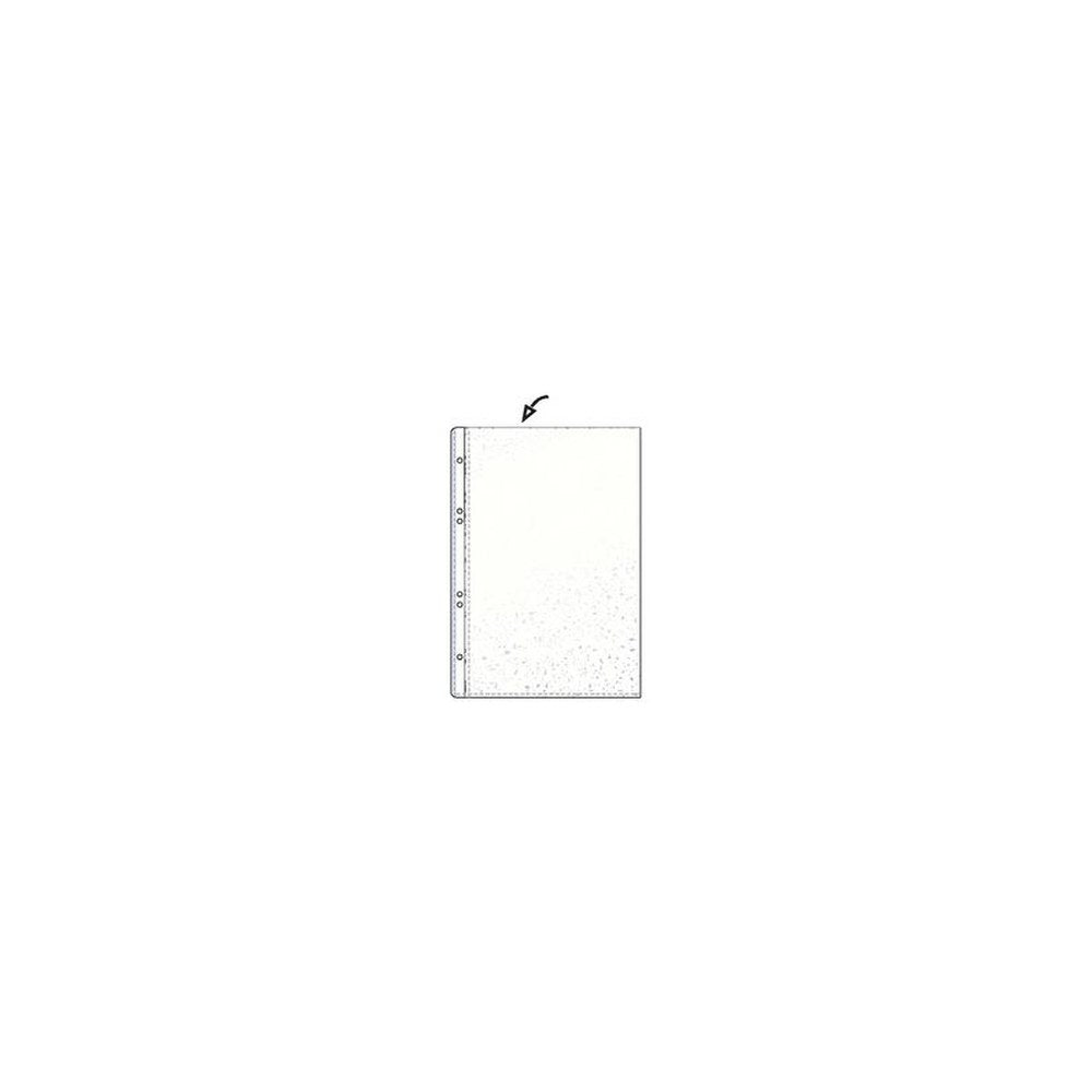 HETZEL Pochette perforée Economic, A6, PP, grainée, 0,075 mm