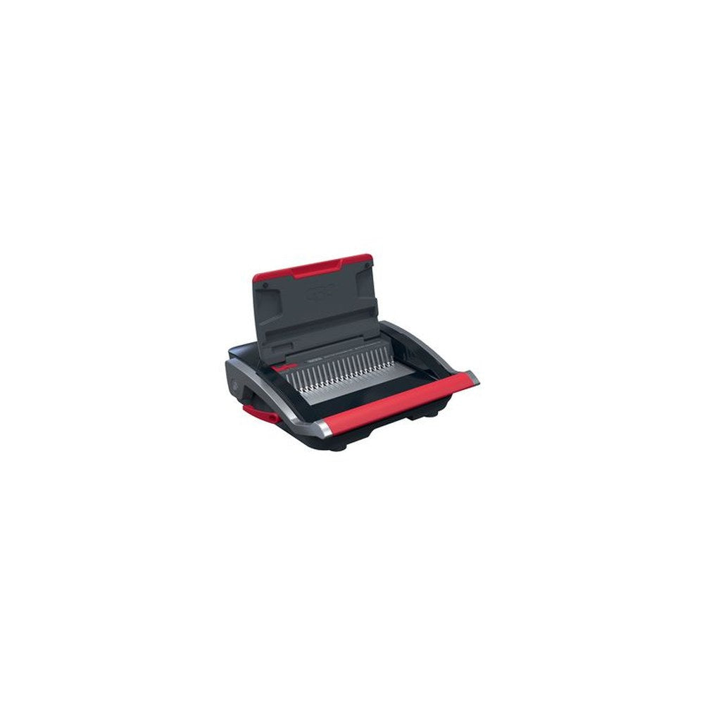 GBC Perforelieuse CombBind CB25, noir/rouge/argent