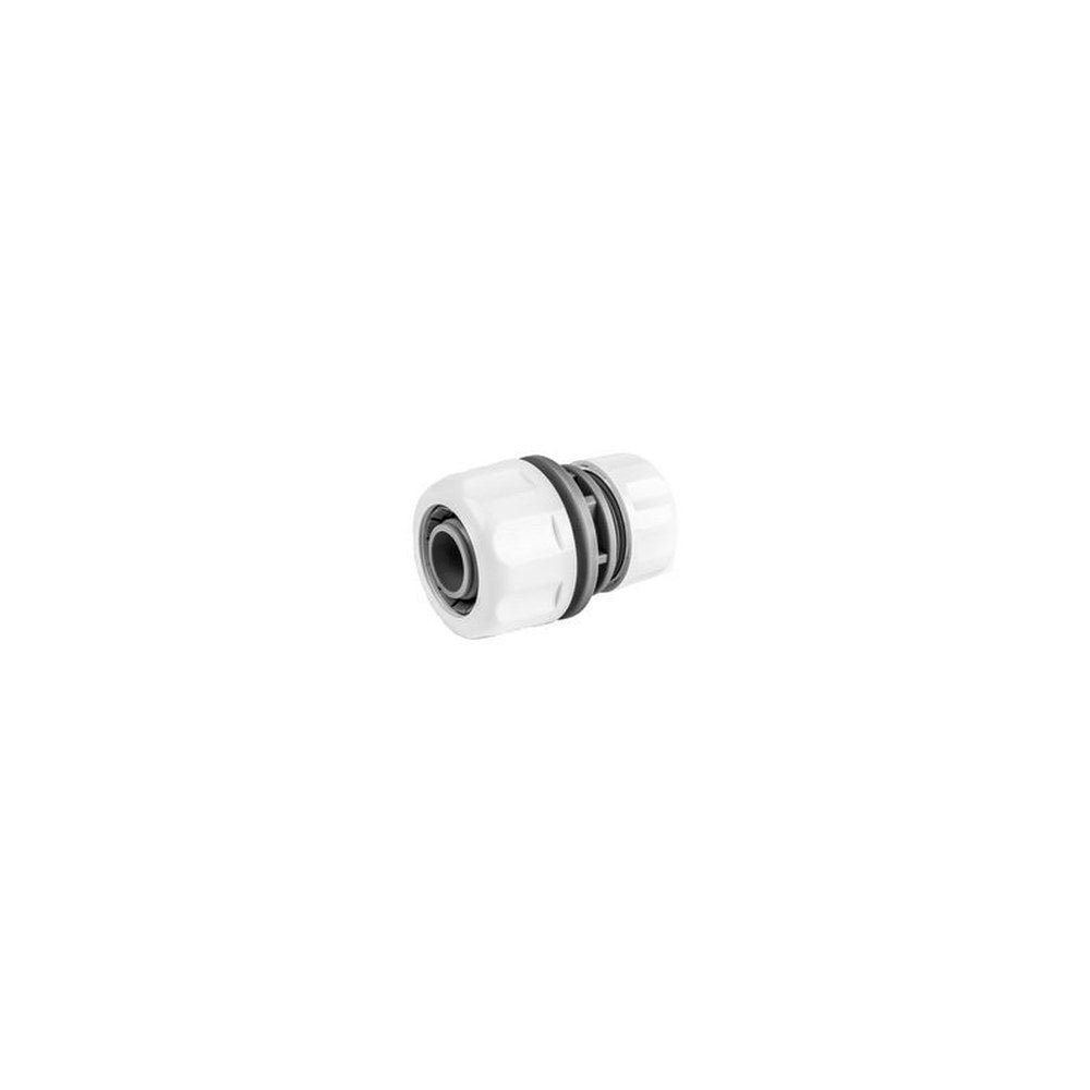 Bradas Connecteur de tuyau WHITE LINE, 1" sur 3/4", blanc