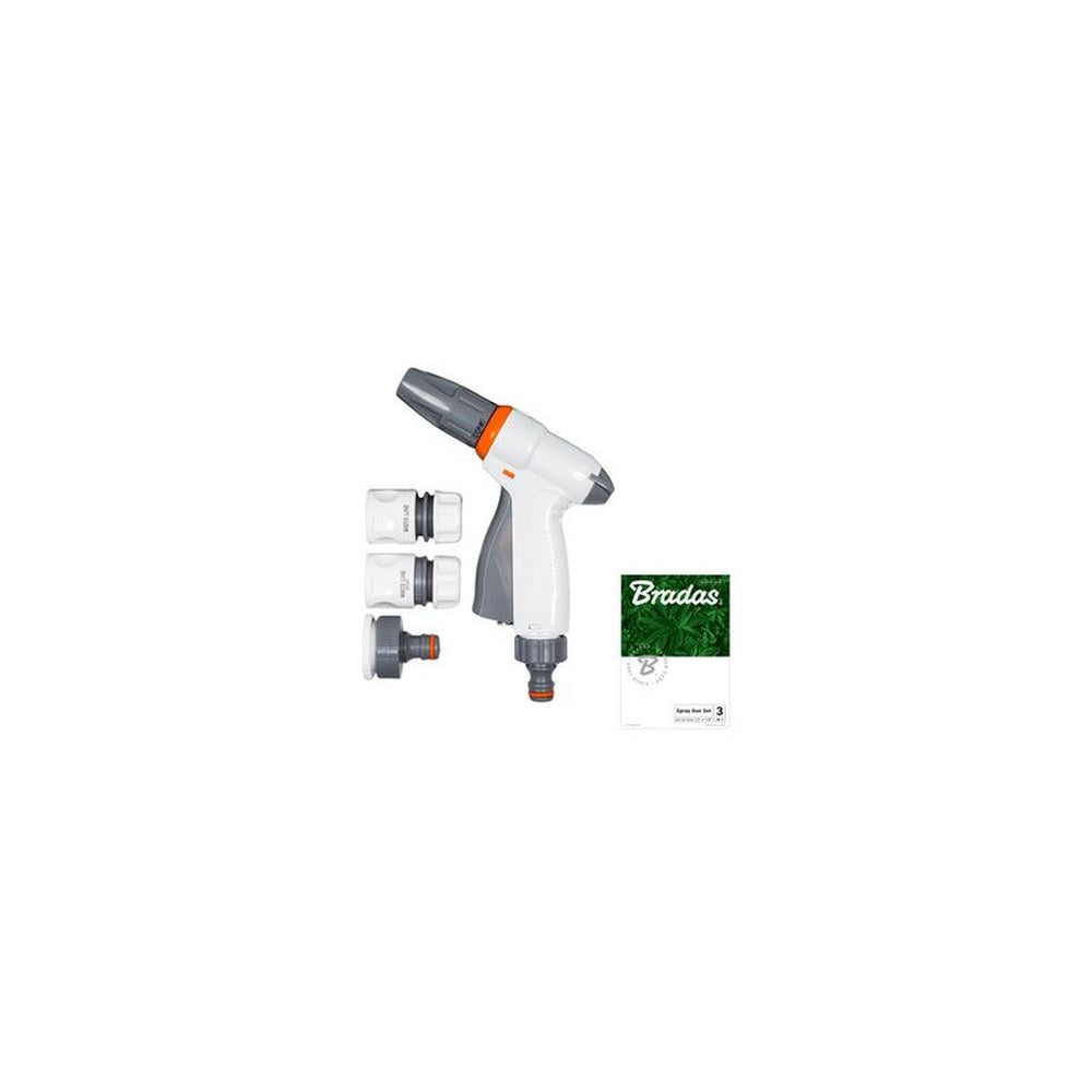 Bradas Kit de pistolet d'arrosage QUICK PROSTY, 4 pièces