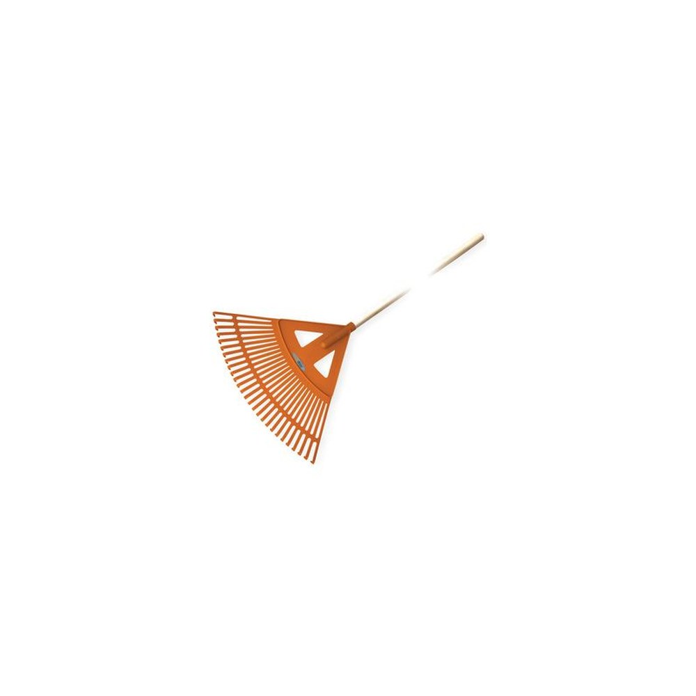 Bradas Balai à feuilles Quick Fit, manche en bois, 27 dents
