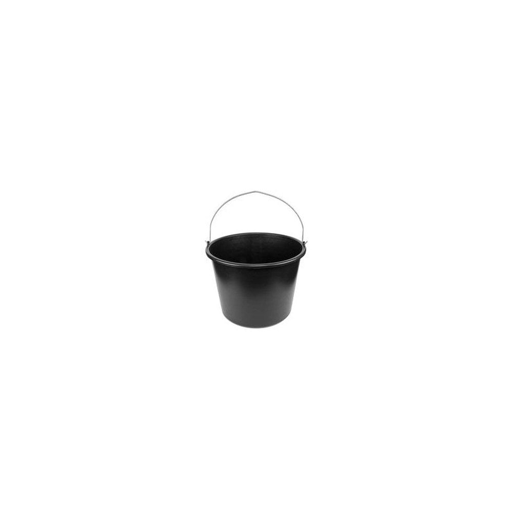 Bradas Seau, 16 litres, PVC, noir