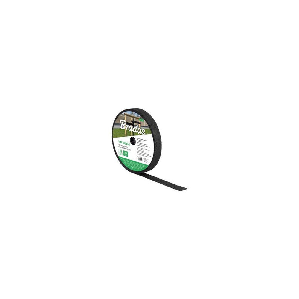 Bradas Bande de ligature pour arbres, PP, 50 mm x 25 m, noir