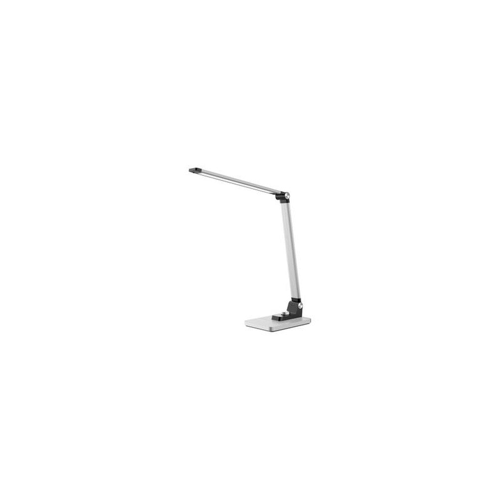 Hansa Lampe de bureau à LED "Breeze", socle, argent brossé