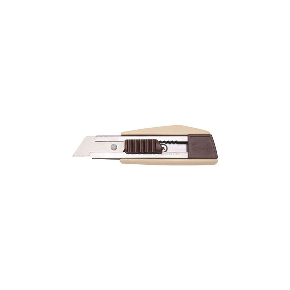 NT Cutter ZL-1P, boîtier en plastique, lame de 18 mm, ivoire