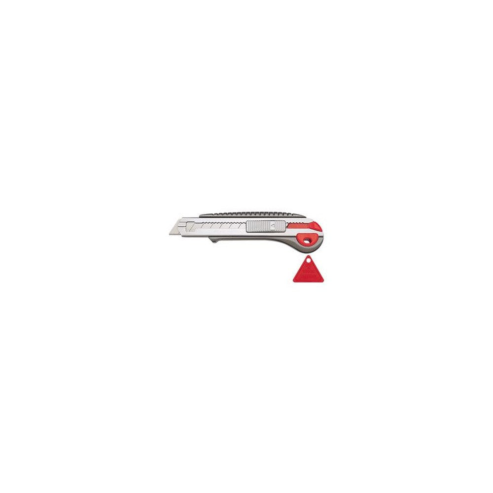 NT Cutter L-2000RP, boîtier en aluminium, 18 mm, anthracite