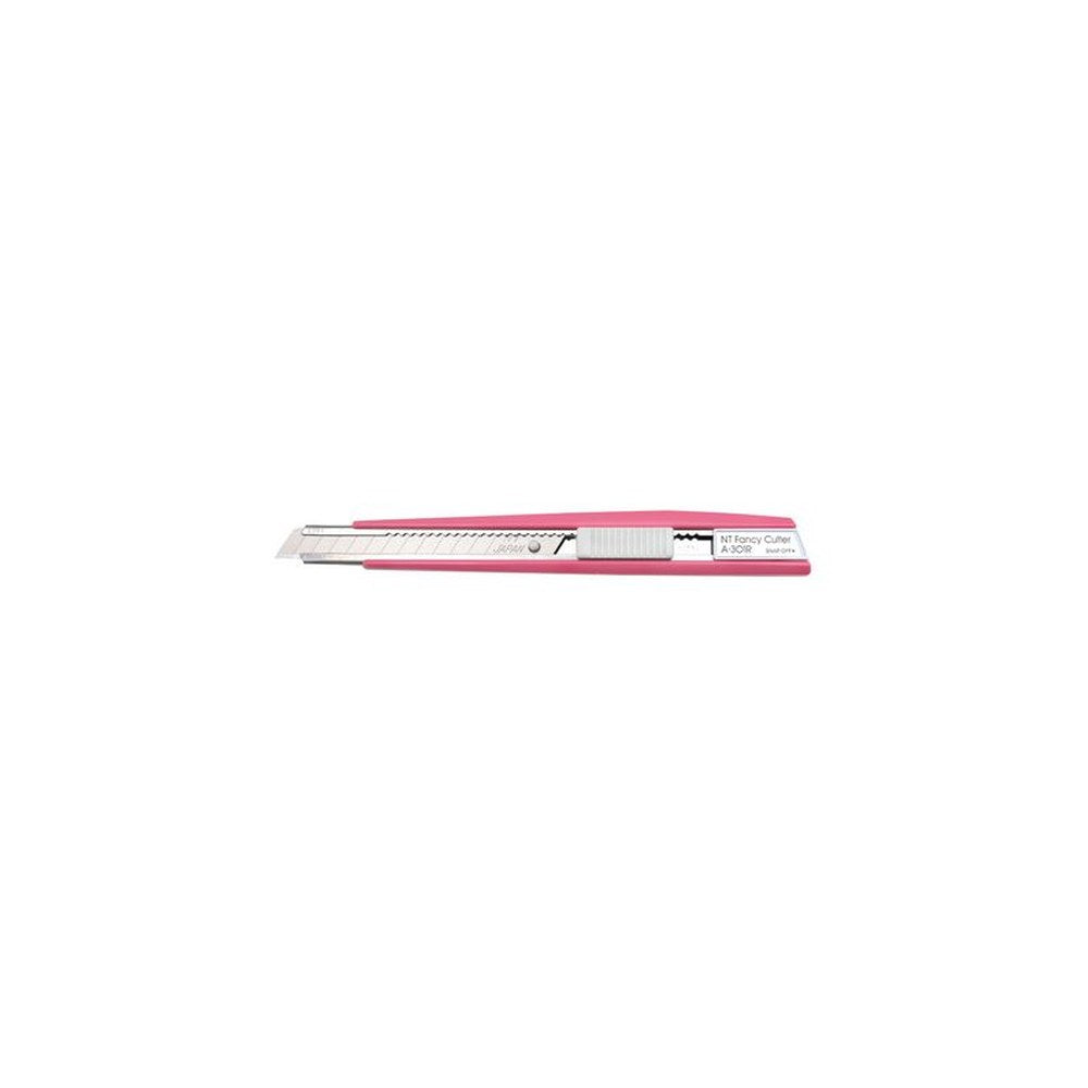 NT Cutter A-301RP (P), boîter en plastique, lame 9 mm, rose