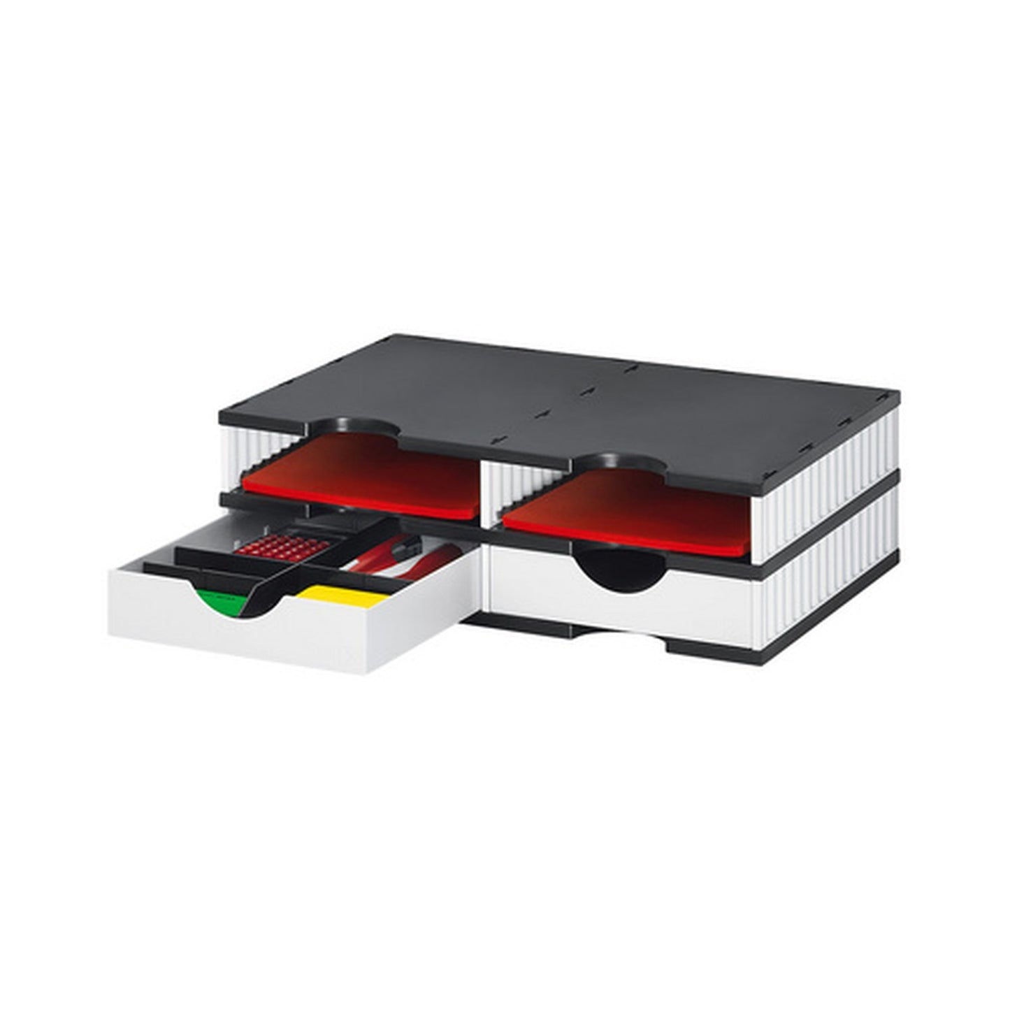styro Station de classement styrodoc duo, 4 compartiments,