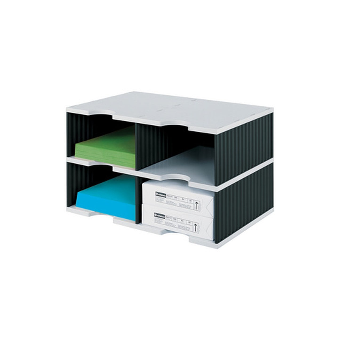 styro Module de base styrodoc duo, 4 compartiments,