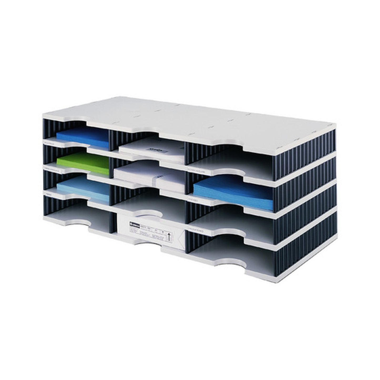 styro Module de base styrodoc trio, 12 compartiments,