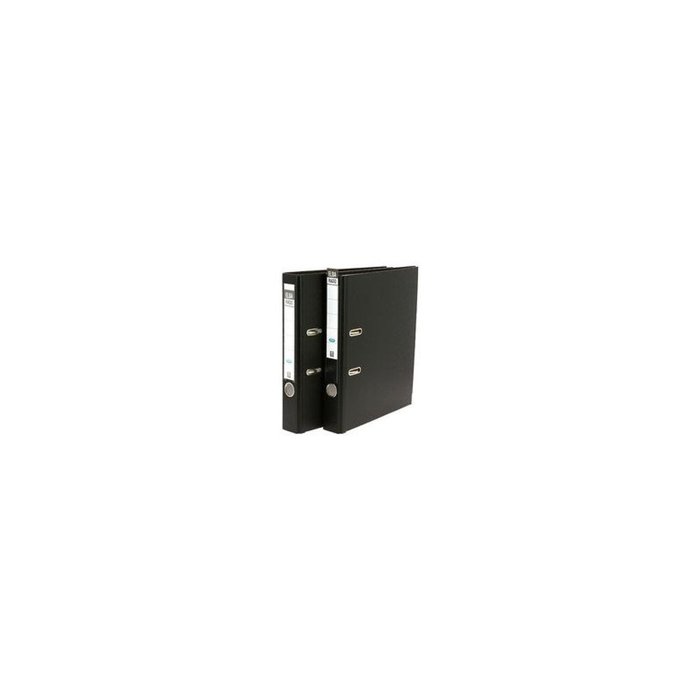 ELBA Classeur rado brillant, 50 mm, pack de 5, noir