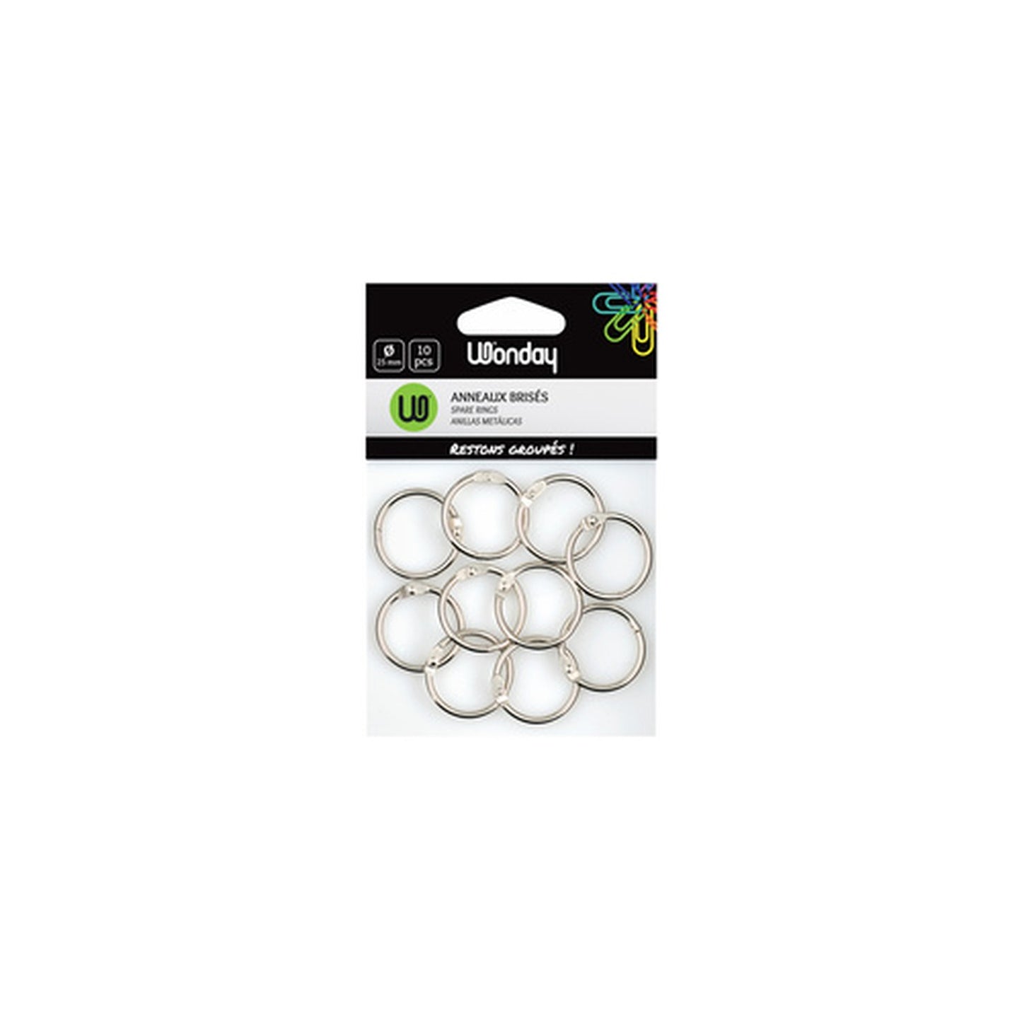 Wonday Anneaux brisés, diamètre intérieur: 64 mm, en métal
