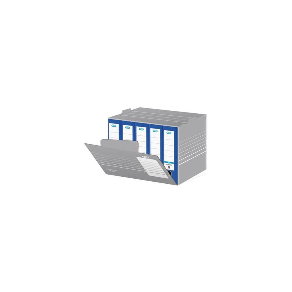 ELBA container d'archives tric, A4, gris/blanc, x10