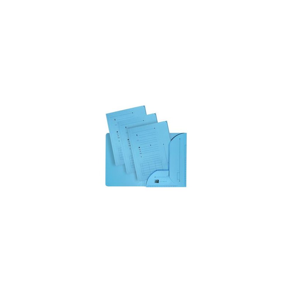 Oxford Chemise sous-dossier ULTIMATE, 2 rabats, A4, bleu x25