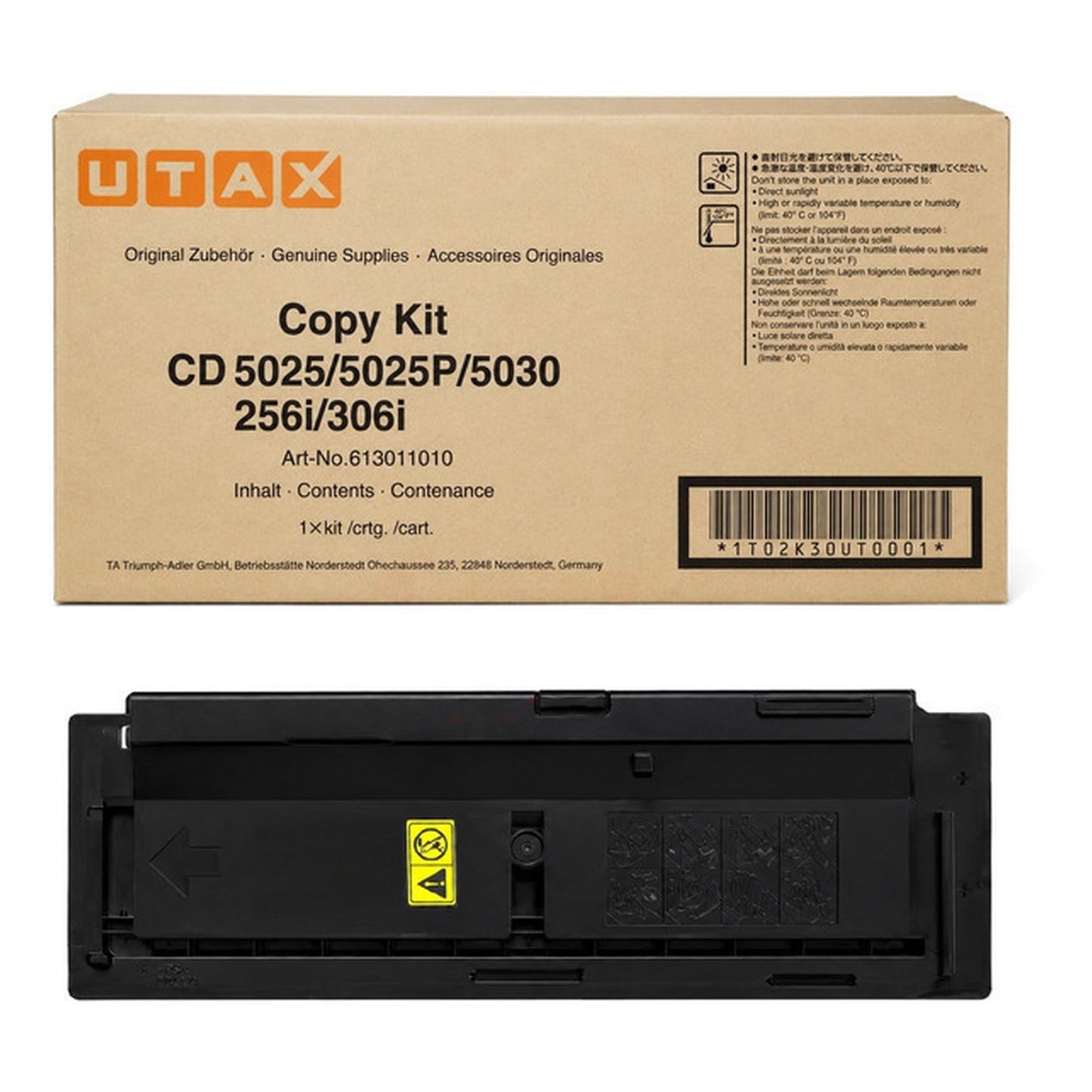 Toner d'origine Utax 613011010 - noir