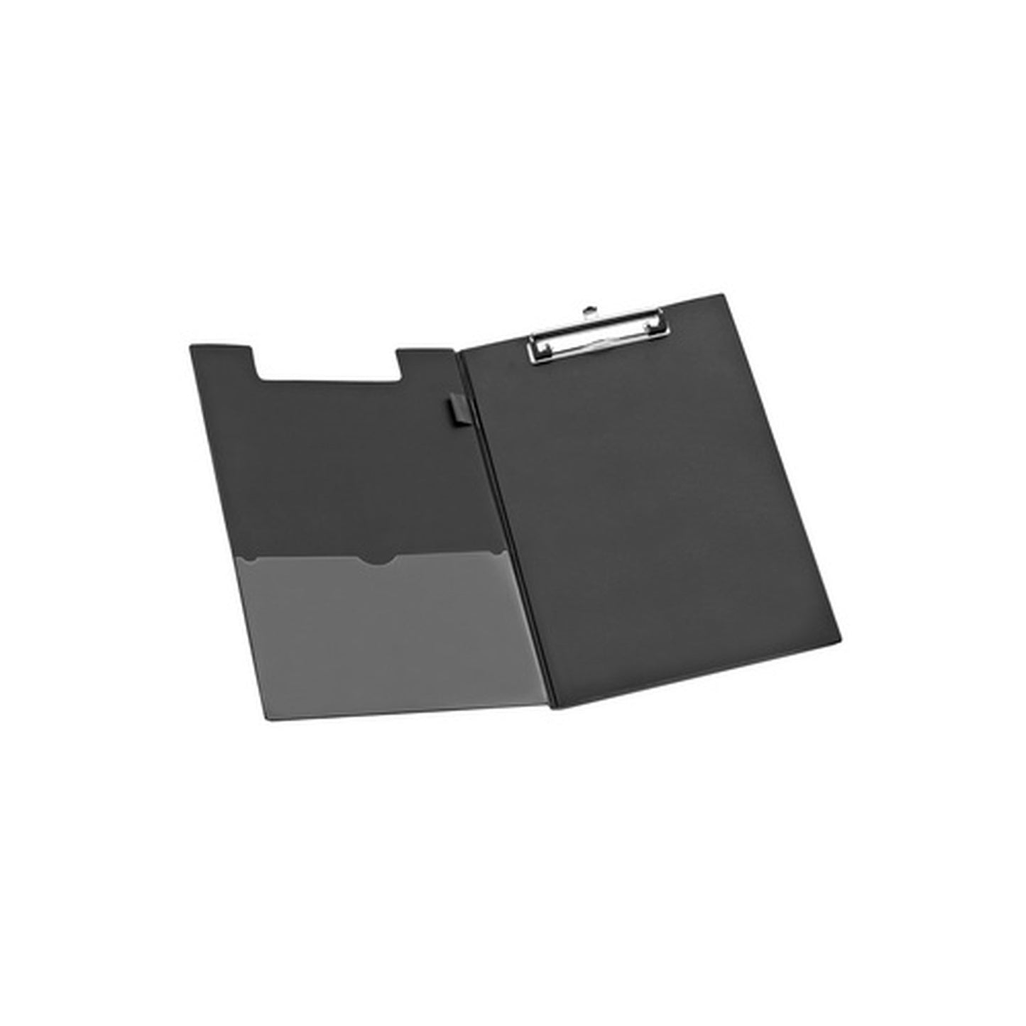Wonday Porte-bloc à pince, A4, revêtement PVC, noir