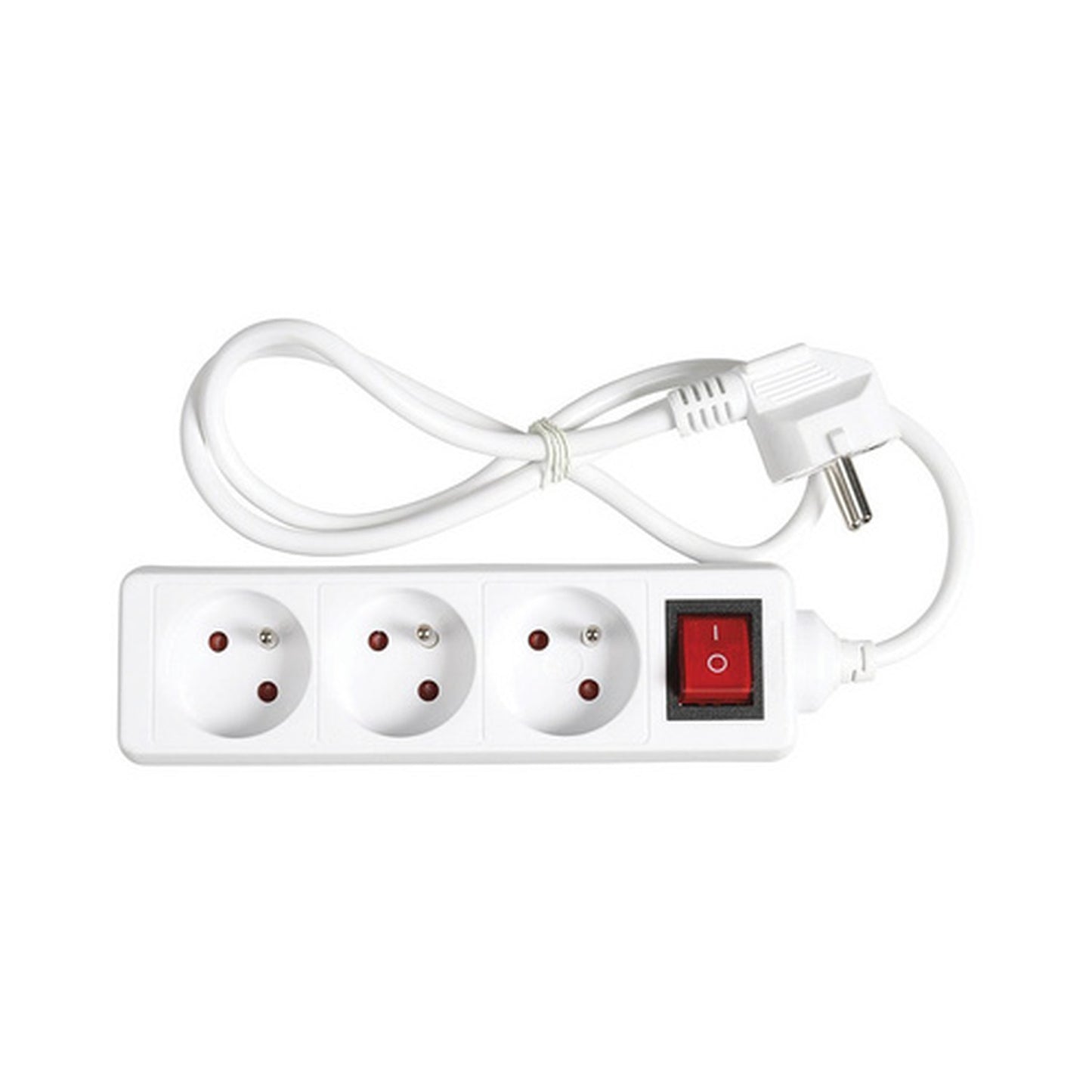 Wonday Prolongateur multiprise, 3 prises, blanc