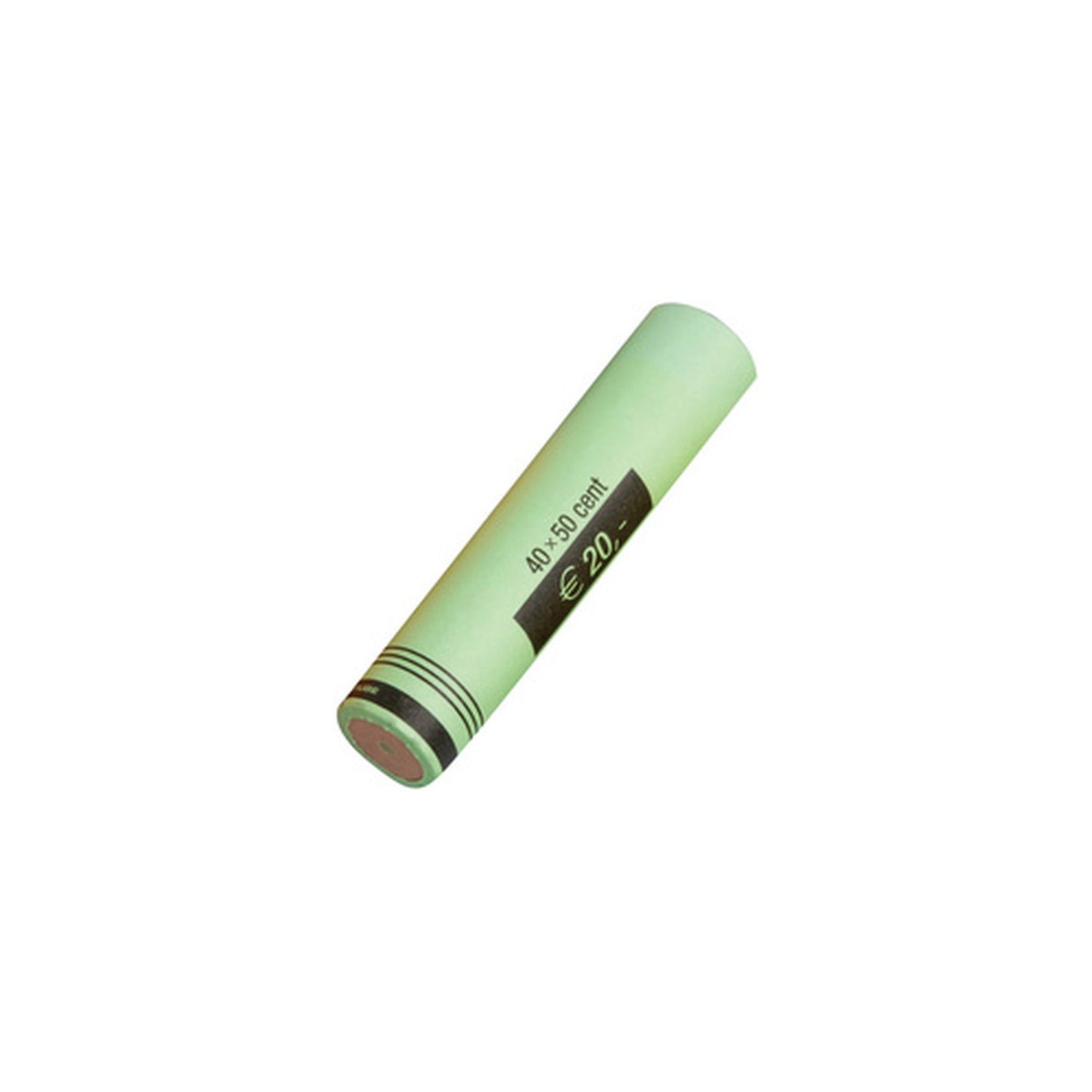 RESKAL Tube à monnaie pour pièce Euro, papier, 50 x 0,05 EUR
