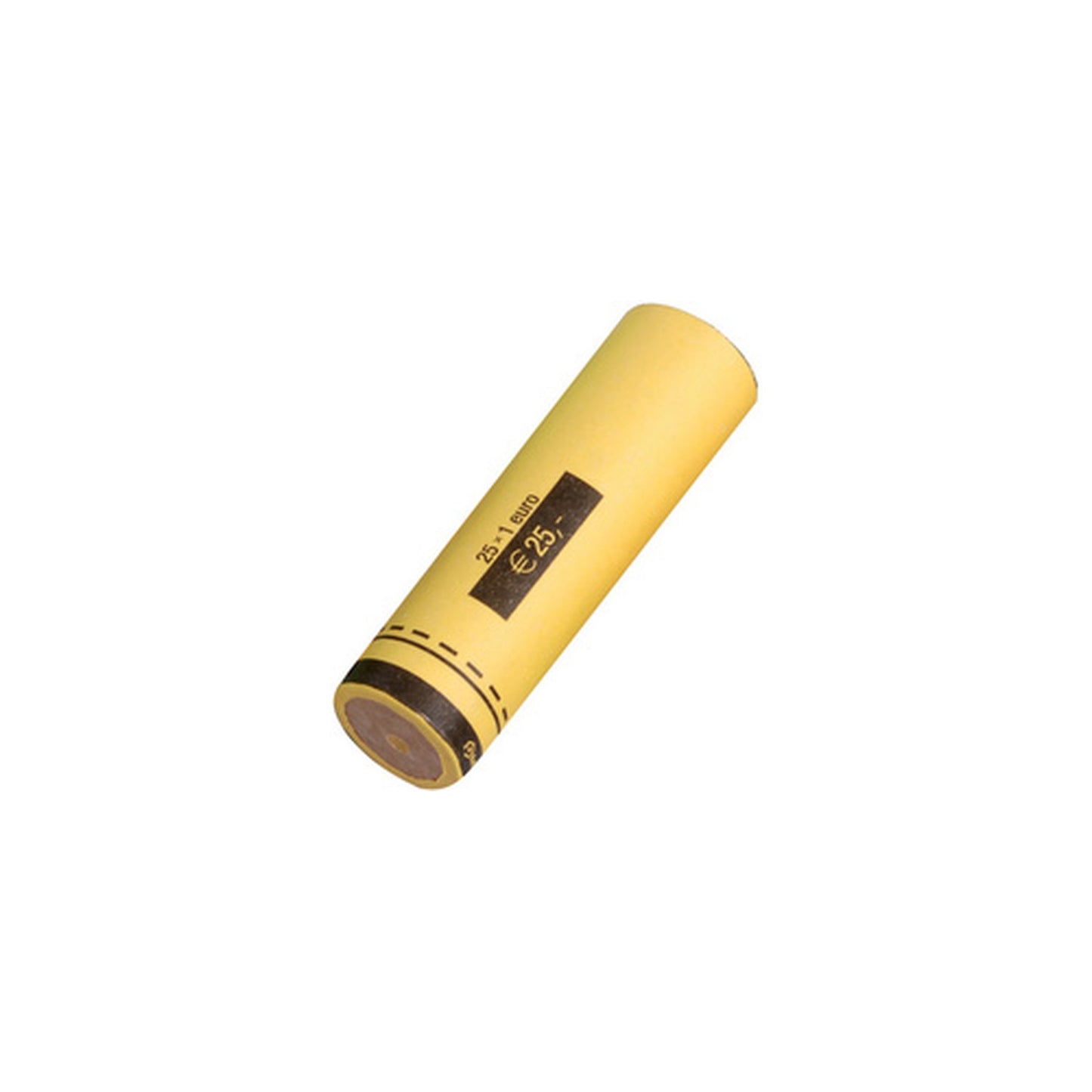 RESKAL Tube à monnaie pour pièce Euro, papier, 25 x 1 EUR