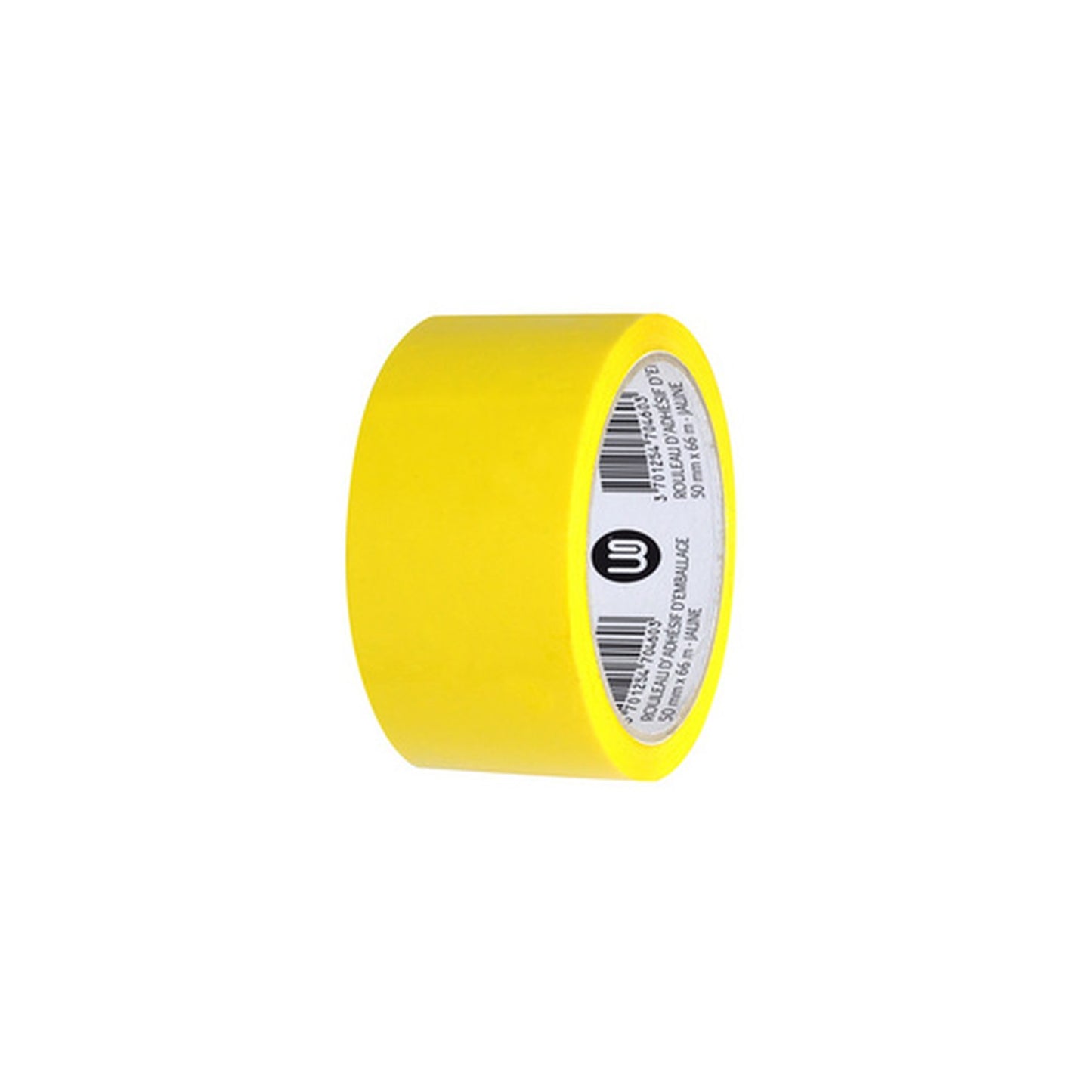 Wonday Ruban adhésif d'emballage, en PP, 50 mm x 66 m, jaune