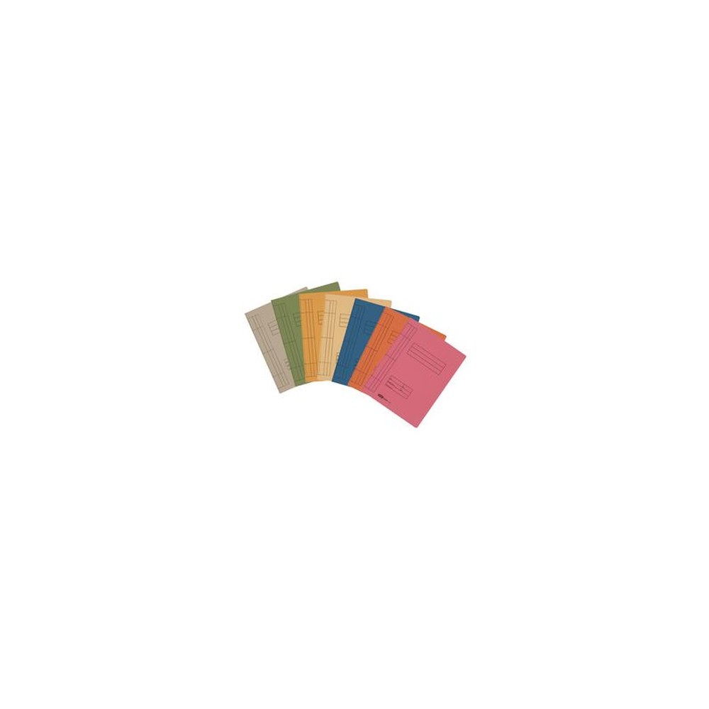 ELBA Chemise à lamelle, A4 en carte lustrée (RC), rouge
