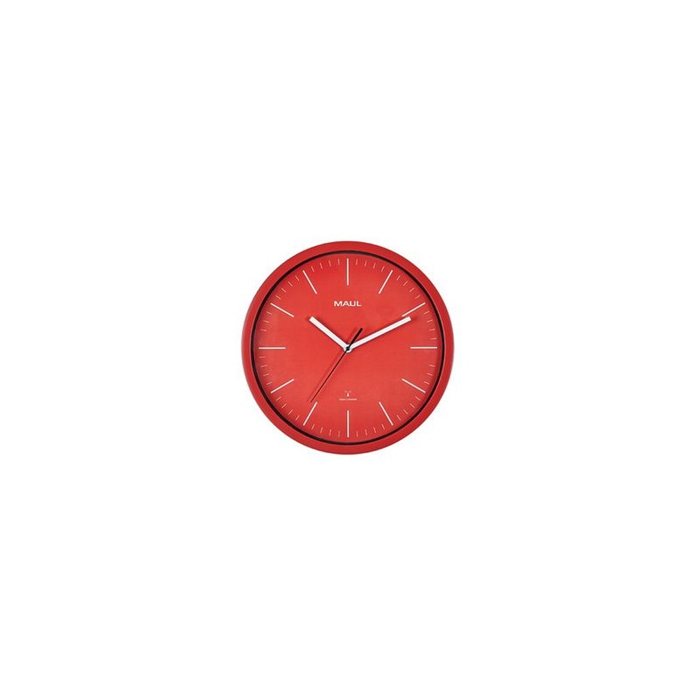 MAUL Horloge murale MAULjumb, diamètre: 305 mm, rouge