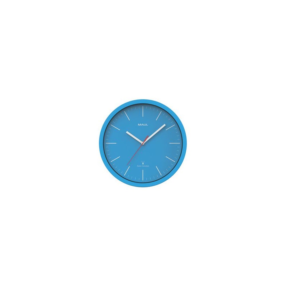 MAUL Horloge murale MAULjumb, diamètre: 305 mm, bleu