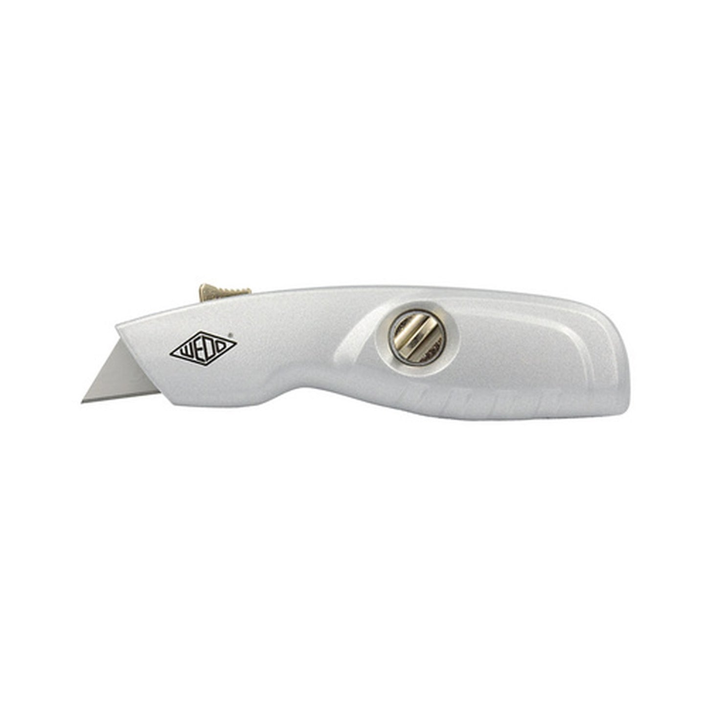 WEDO Cutter de sécurité ALU, lame trapèze, argent