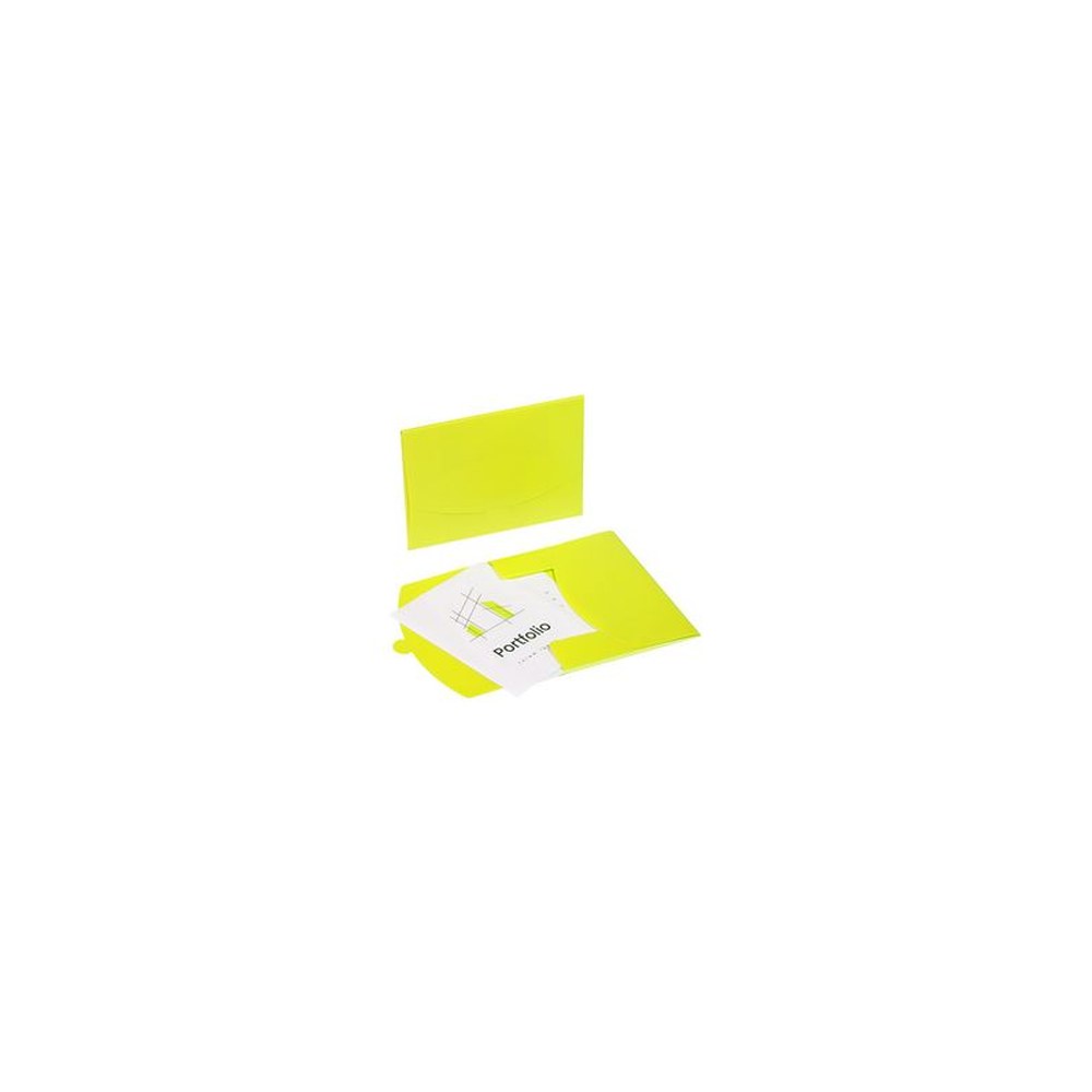 PAGNA Pochette à documents "Wallet", A4, PP, vert tilleul