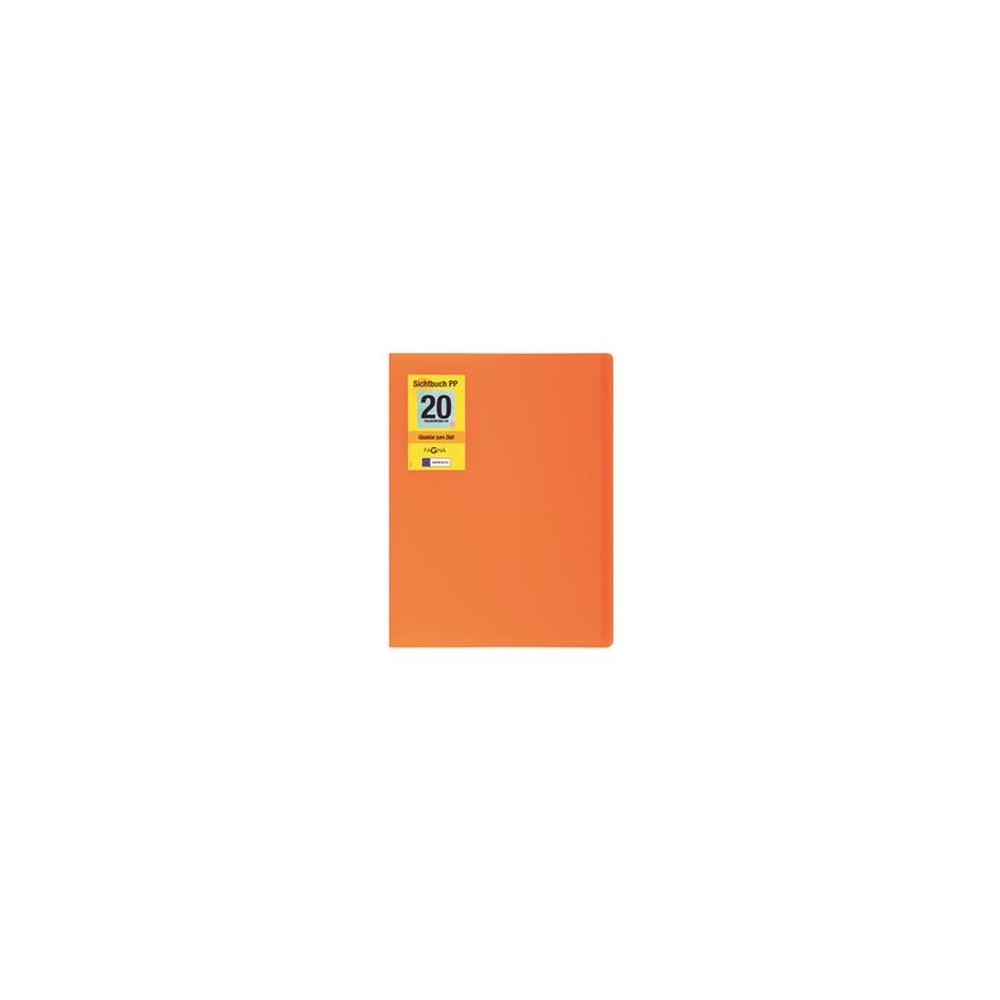 PAGNA Protège-documents "School", A4, 20 pochettes, orange