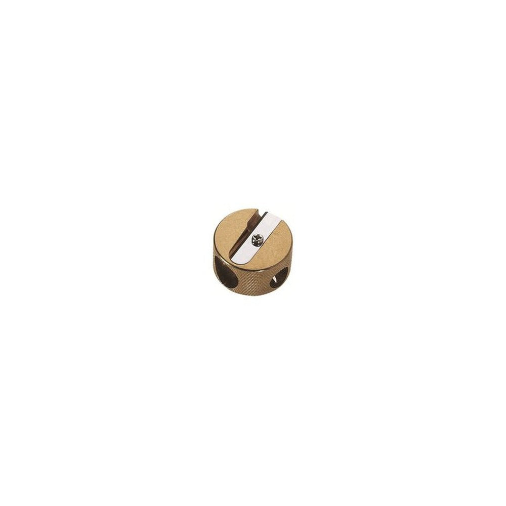 M+R Taille-crayon duo, en laiton, rond