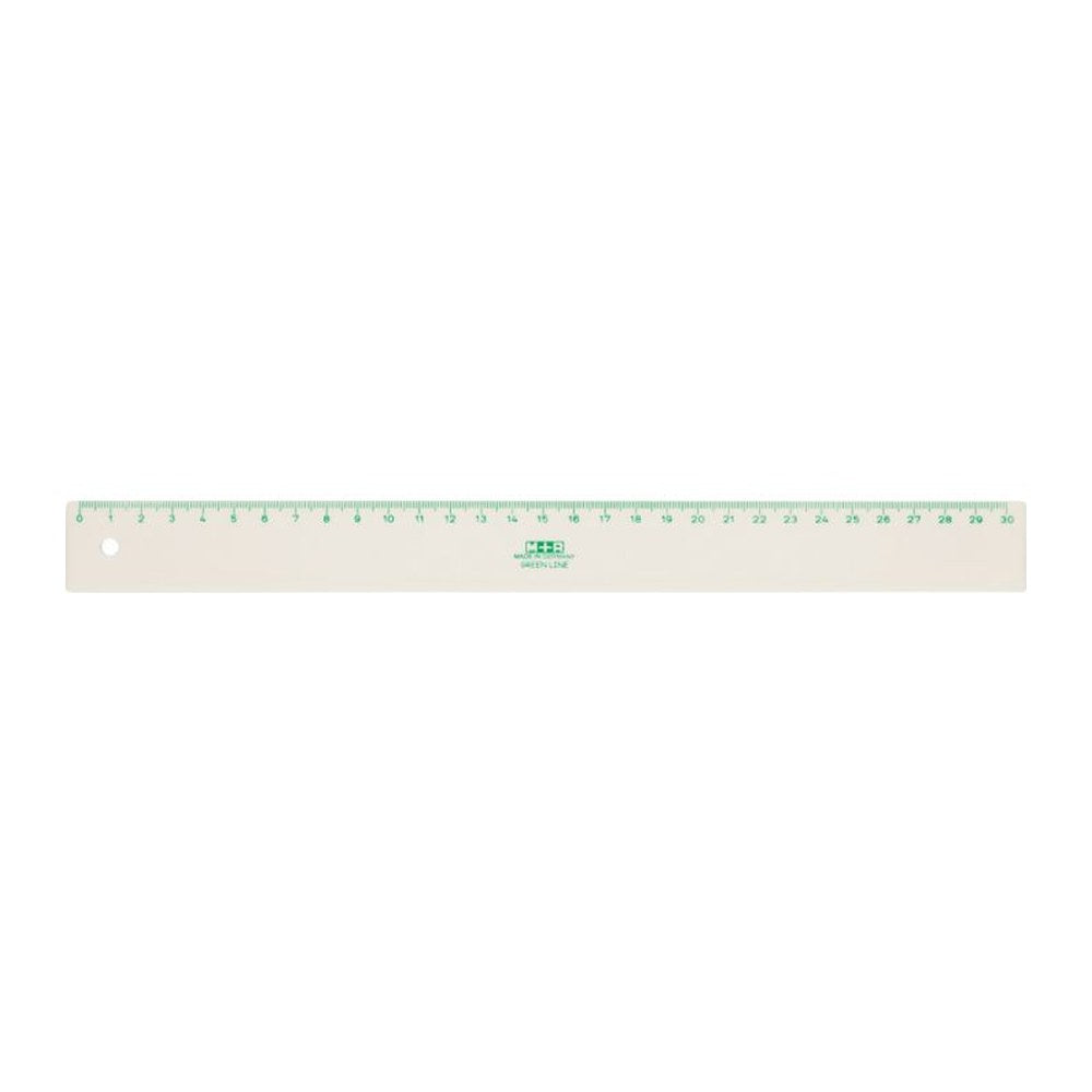 M+R Règle "Green Line", 300 mm, en matériau biologique