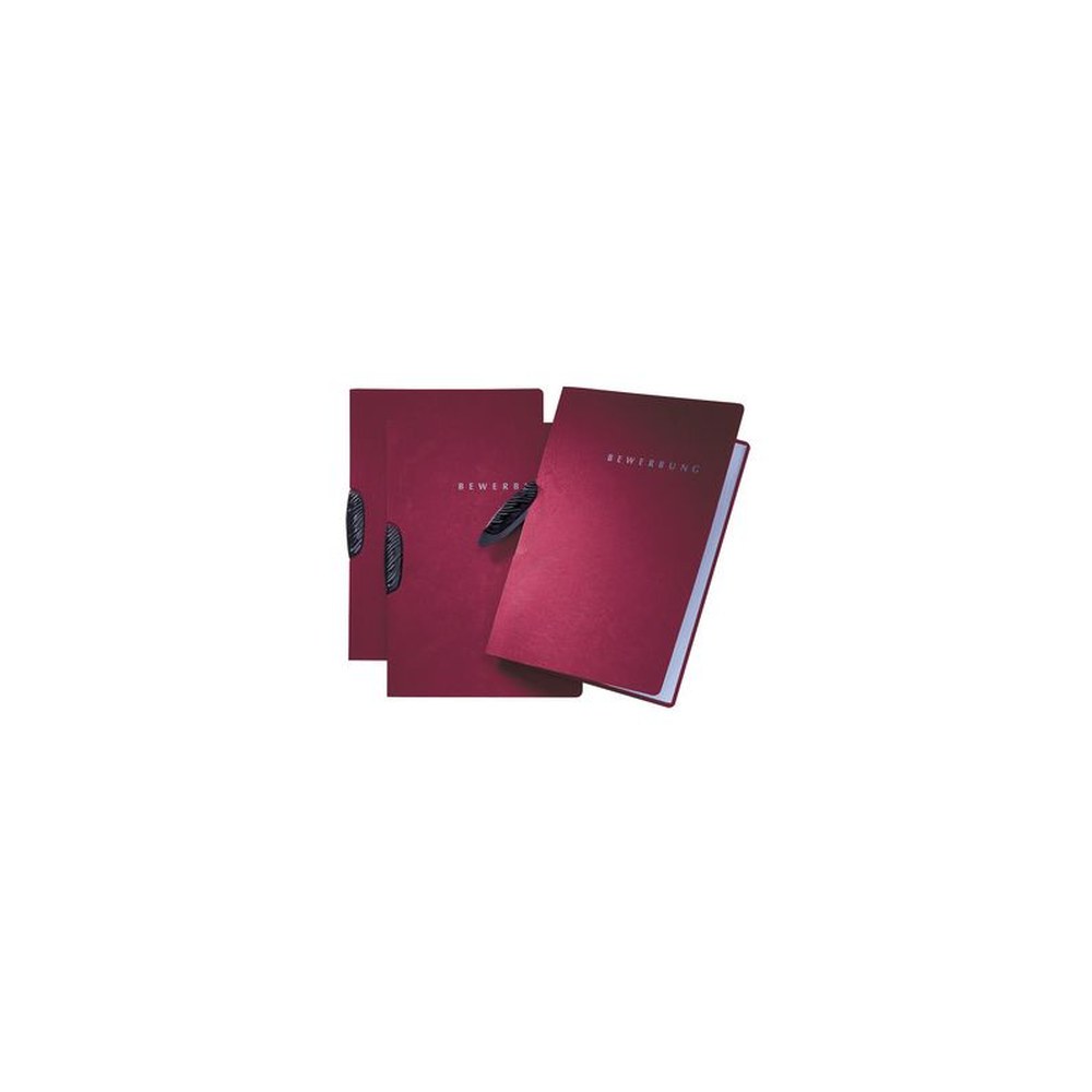 PAGNA Bewerbungsmappe "Swing", DIN A4, aus Karton, rot