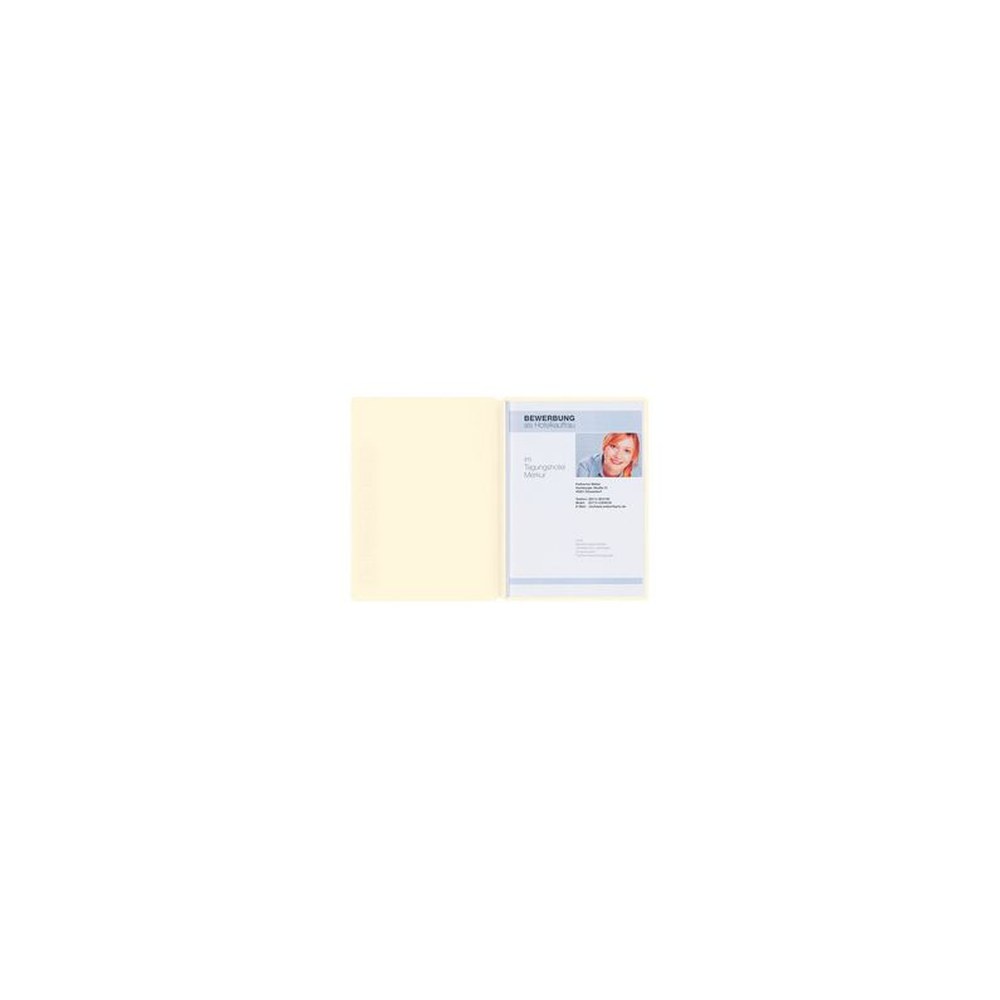 PAGNA Bewerbungsmappe "Solo", DIN A4, aus Karton, beige