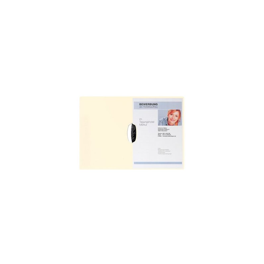PAGNA Bewerbungsmappe "Swing", DIN A4, aus Karton, beige