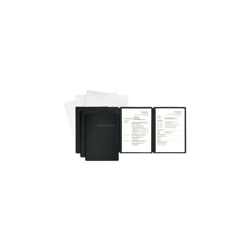 PAGNA Bewerbungs-Set "Special", DIN A4, schwarz, 3-teilig