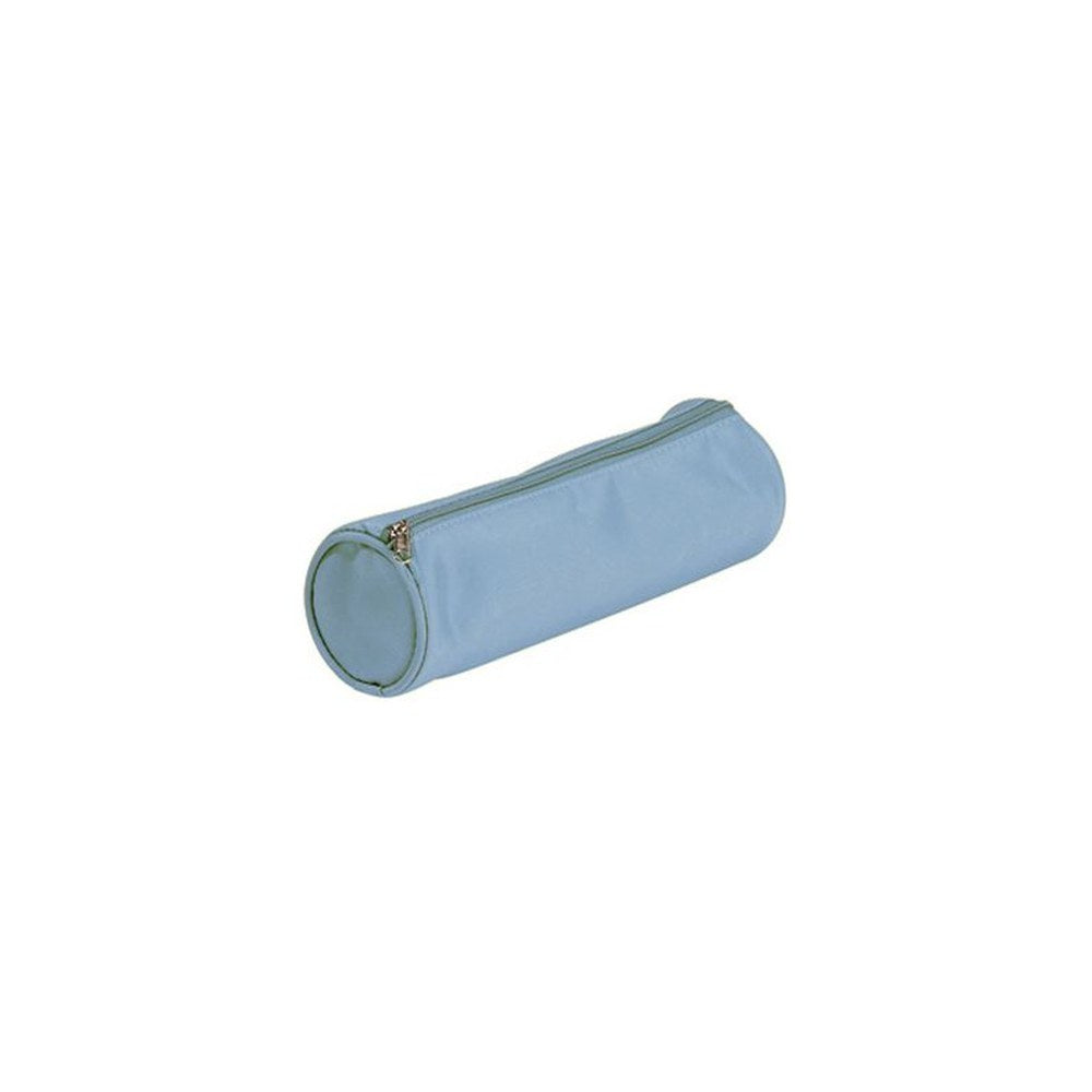 PAGNA trousse ronde tendance, en nylon, bleu clair