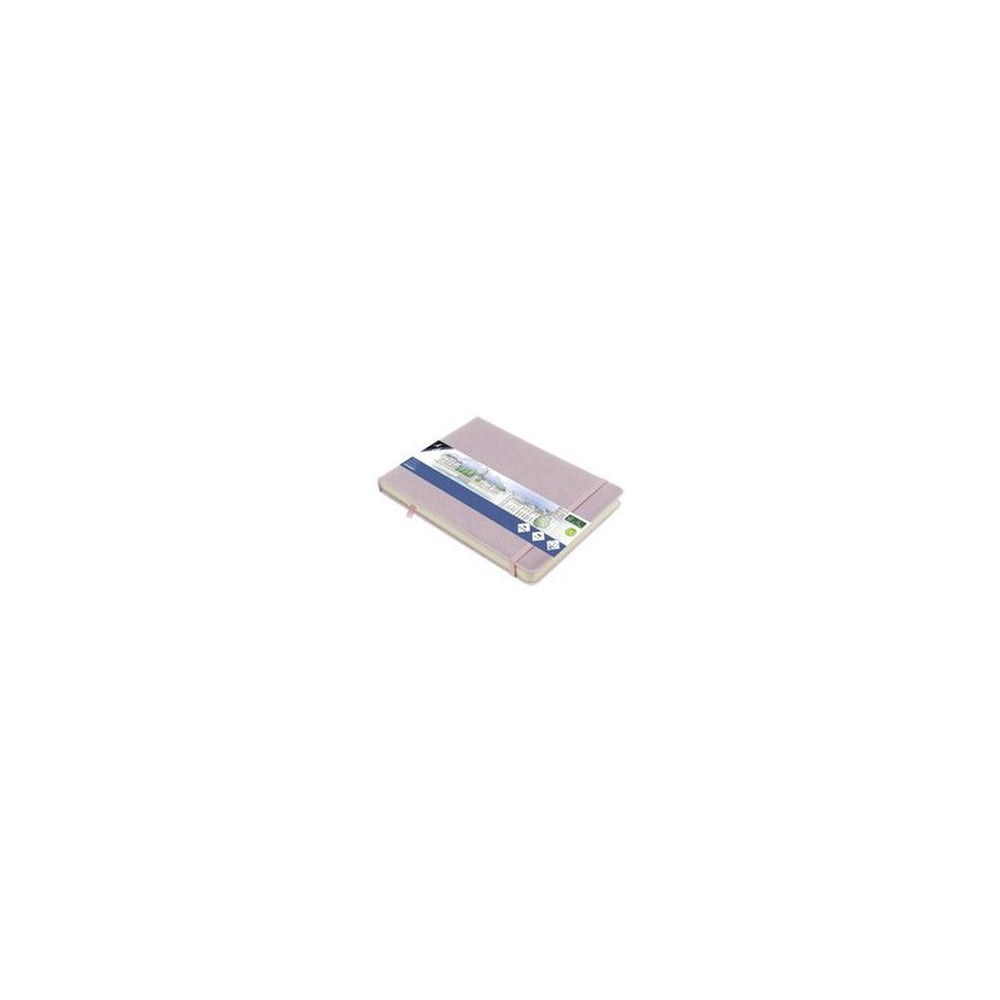 kangaro Cahier de croquis, couverture PU rigide, A5, lilas