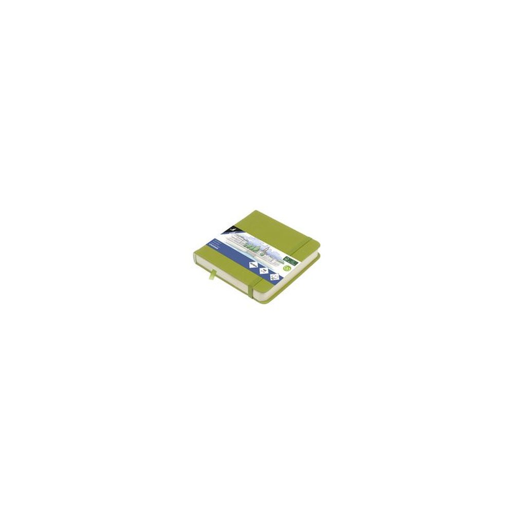 kangaro Carnet de croquis, 160 pages, 120x120 mm, lime green