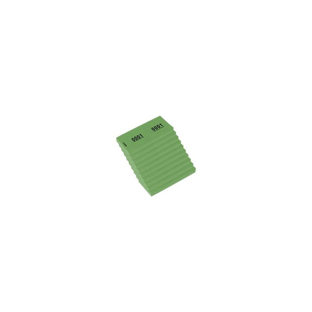 kangaro Bloc numéroté 1-1000, 105 x 42 mm, vert
