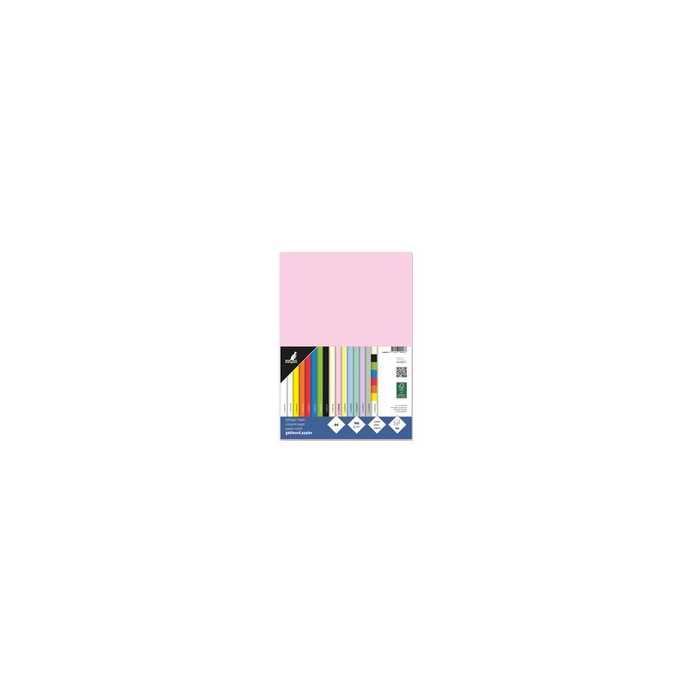 kangaro Multifunktionspapier, DIN A4, 160 g/qm, pastellrosa