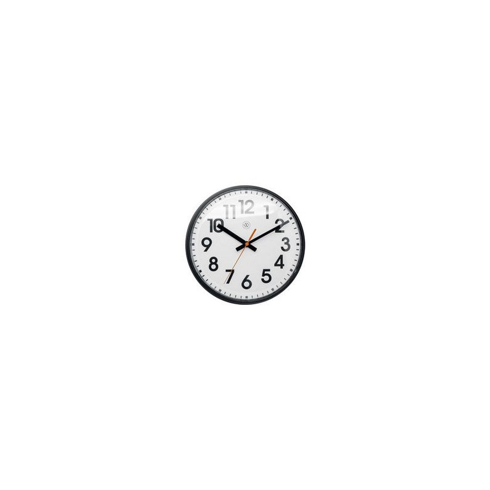 NEXTIME Horloge murale à quartz NXT, diamètre: 260 mm, noir