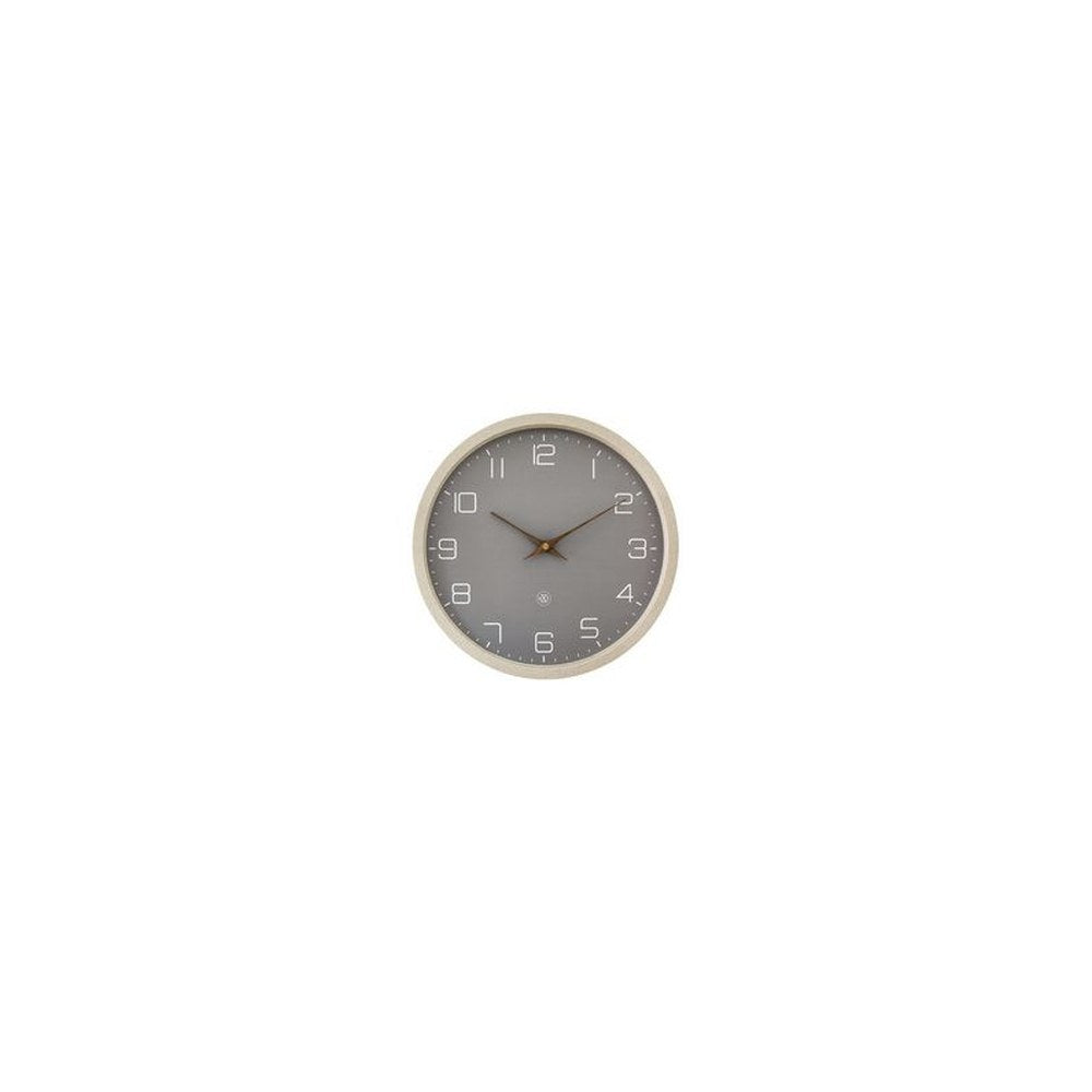 NEXTIME Horloge à quartz NXT ECO, diamètre: 300 mm, beige