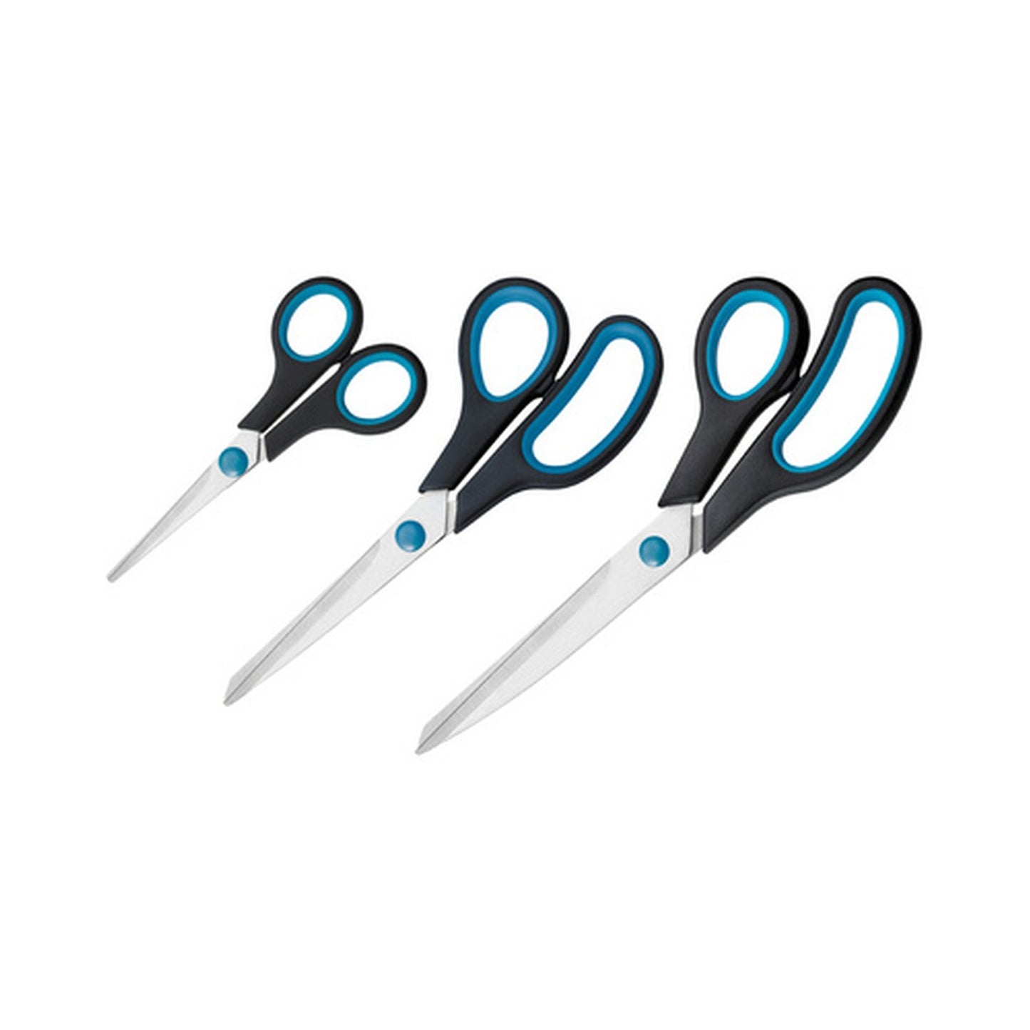 WESTCOTT Ciseaux Easy Grip, lot de 3