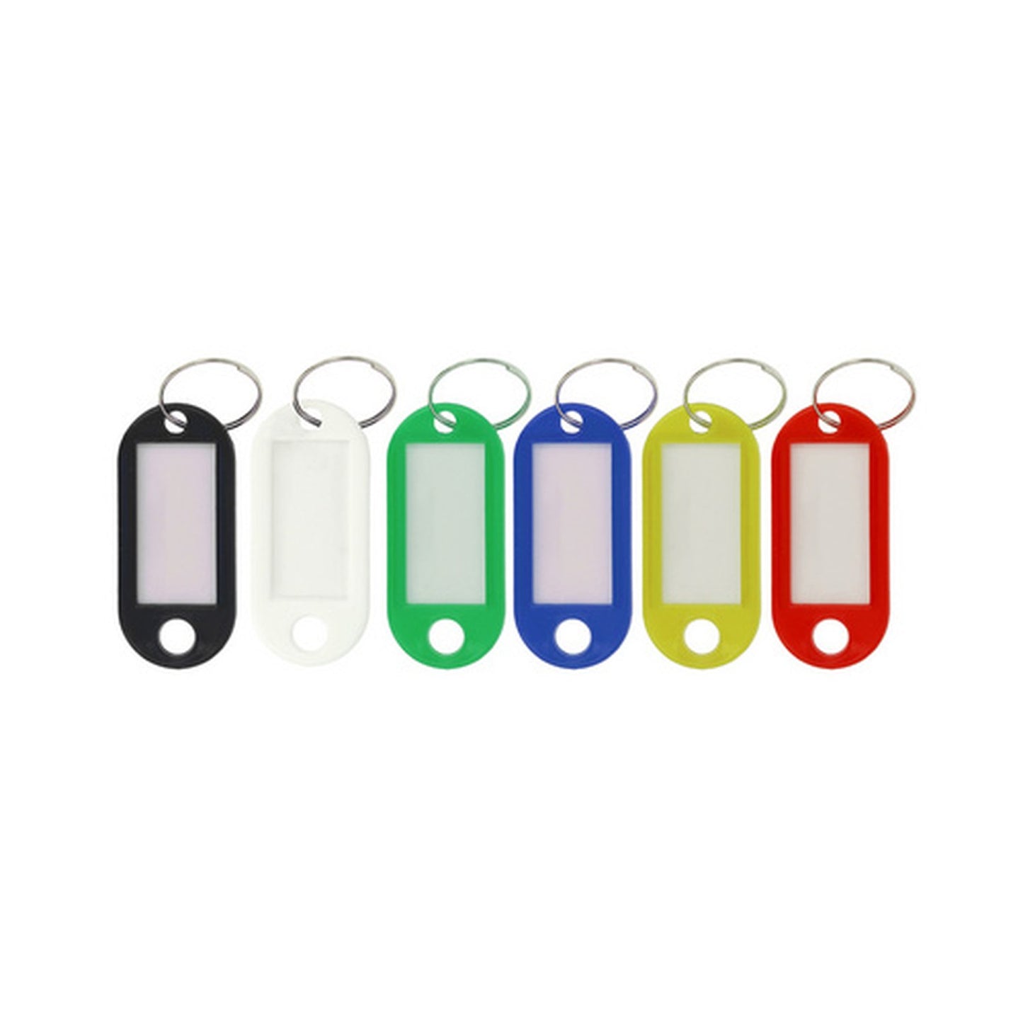 WESTCOTT Porte-clé avec anneau, pack de 100, assorti