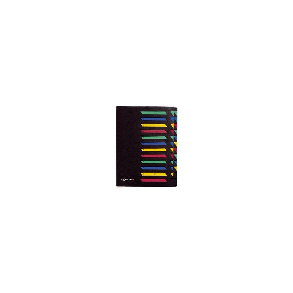 PAGNA Ordnungsmappe DESKORGANIZER A-Z, 24 Fächer, schwarz